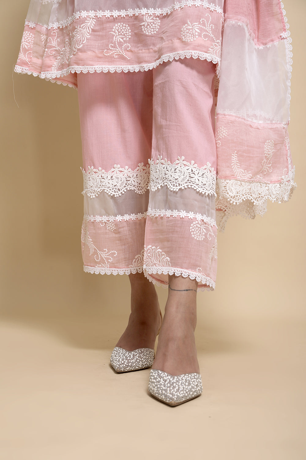 GULABI KURTA SET